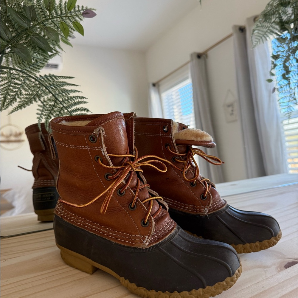 Women's Bean Boots, 8" Shearling-Lined Insulated (Women’s 6M)